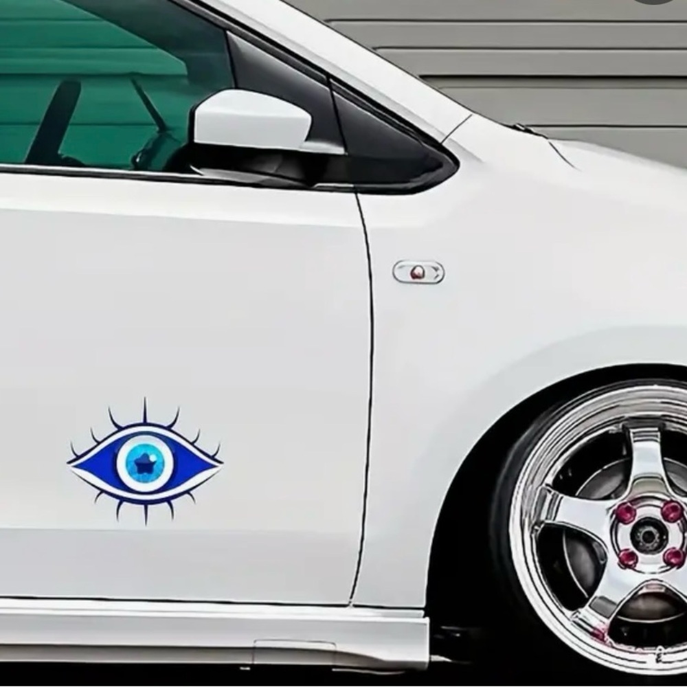 Protection evil eye car decal 5.51 inches